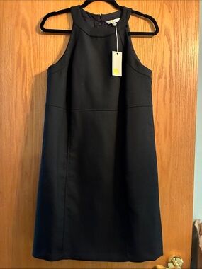 NWT Boden Sleeveless Black A-Line Shift Dress
